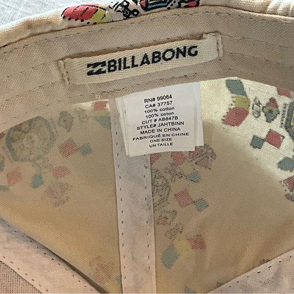 Billabong Aztec Print Cap - Picture 5 of 7